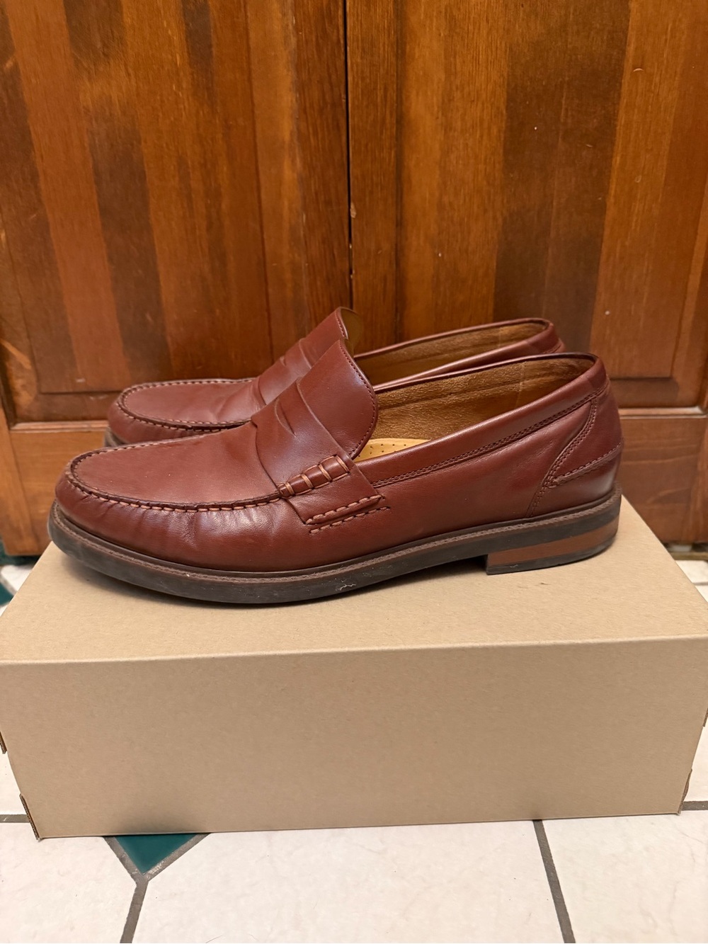 Cole Haan Men's Pinch Prep Penny Loafers, Scotch, Men’s 11 D-Medium
